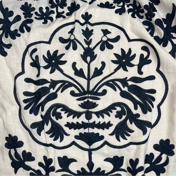 Free People Women’s Fiona Embroidered Mini Dress Ivory Combo Boho Size Small - Picture 4 of 16